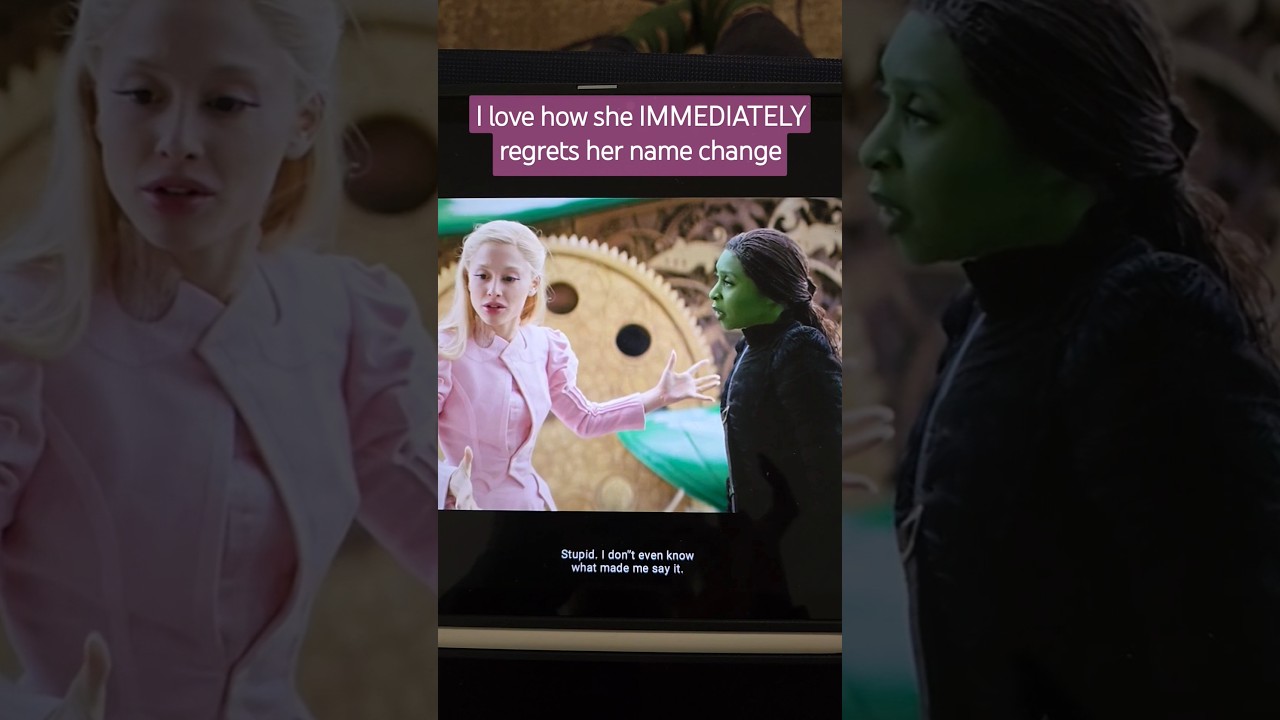 *SPOILER* Galinda's Name #Wicked #GAlinda #Glinda #Elphaba #Fiyero #Cynthia #Ariana #Jonathan #funny