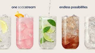  One SodaStream. Endless Possibilities. From bubly
