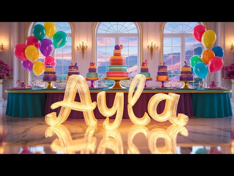 🎉 Happy Birthday Ayla🎂 Best Birthday Song with Name 2025 #happybirthday #Ayla #happy #birthday