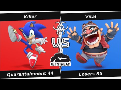 Quarantainment 44 Losers R5 - Killer (Sonic) Vs. Vital (Wario) Smash Ultimate - SSBU