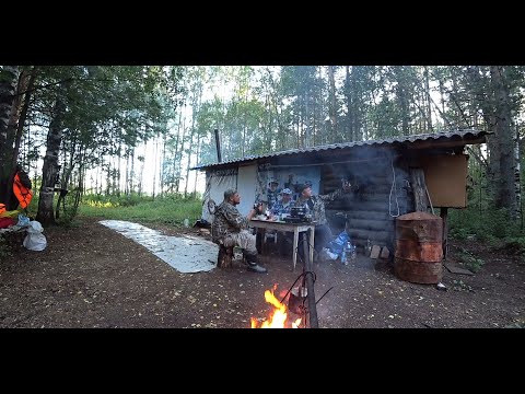 Фото В ЭТОЙ ЯМЕ ЖИВЁТ НЕ ТА РЫБА, КОТОРУЮ МЫ ХОТЕЛИ \ ИЗБА В ТАЙГЕ \ НОЧНАЯ РЫБАЛКА, ВСТРЕЧА С ЛОСЁМ !!