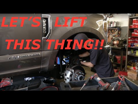 How to install CARLI 4.5 Pintop Lift & Suspension Kit on new Ford F250 - Top it off with FUEL Wheels