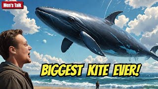 GIANT Flying Whale Kite Takes Over Beach Festival!