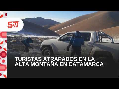 TURISTAS ATRAPADOS EN LA ALTA MONTAÑA EN CATAMARCA-RAMIRO CHAZARRETA, PERIODISTA