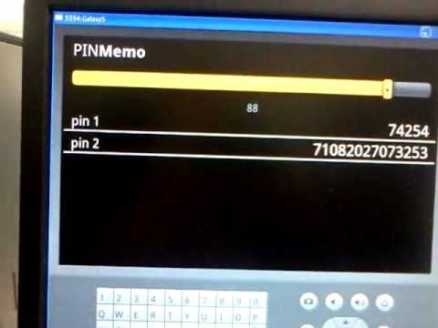 PIN Memo Video