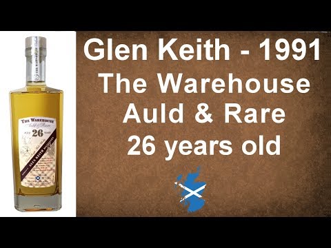 26 year old Glen Keith 1991 - 2018 Auld & Rare Scotch Whisky review #164 from WhiskyJason
