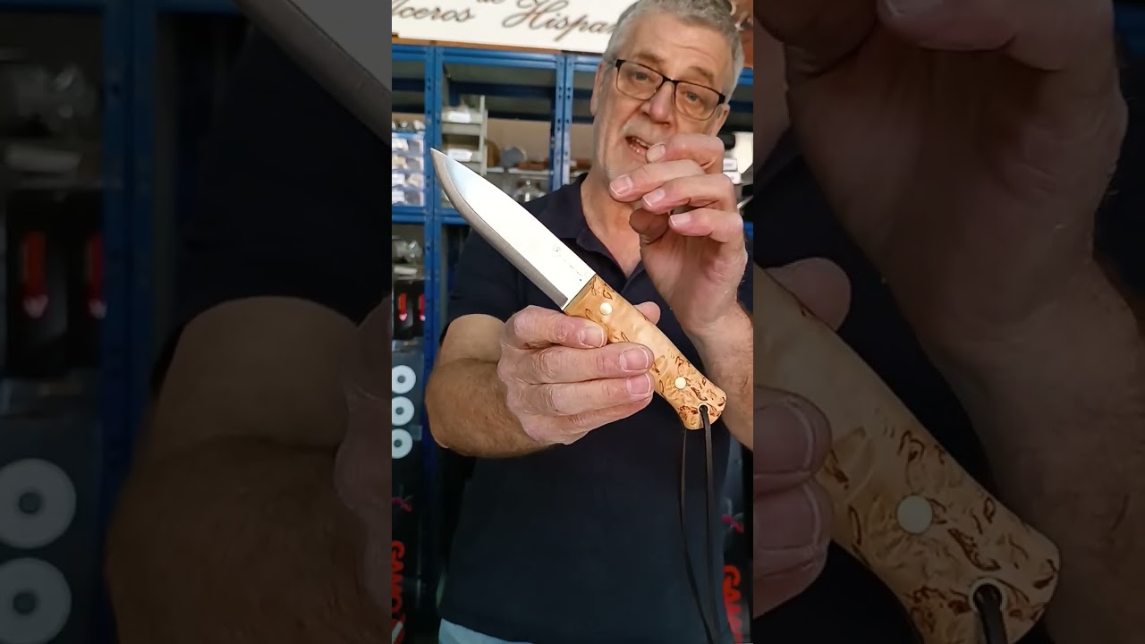 Bushlord Coltello da Sopravvivenza Joker Betulla Riccia CL138