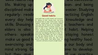 Good Habits in English | Daily Speaking Practice & Life Lessons for Beginners