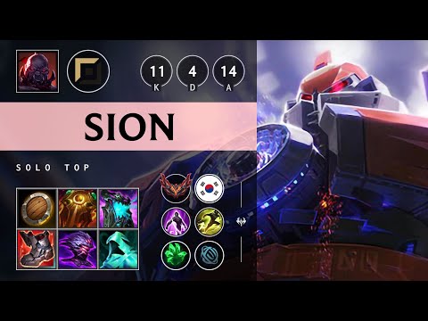 Sion Top vs Jayce - KR Grandmaster Patch 25.15