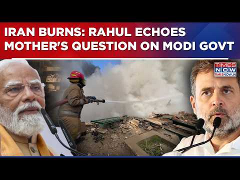 Iran vs Israel Explodes: Rahul Gandhi Echoes Mother Sonia's Charge, Ups Ante Against Modi Govt