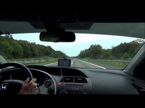 Driving from Karlovac to Bauhaus store in Zagreb - Croatia (Hrvatska)