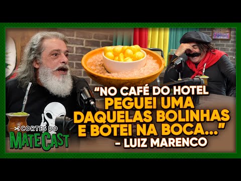 “NO CAFÉ DO HOTEL, PEGUEI UMA DAQUELAS BOLINHAS E BOTEI NA BOCA...” - LUIZ MARENCO | MARENCO
