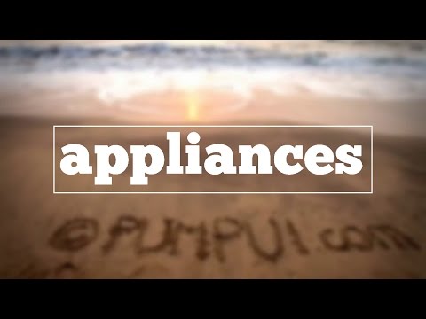 YouTube video about: How do you spell appliance?