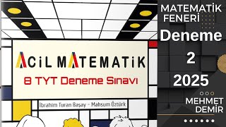 Acil Yayınları 8 TYT Deneme Sınavı Deneme Sınavı 2 #tytdeneme #2026tayfa