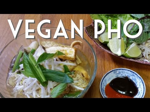 VEGAN PHO Vietnamese Noodle Soup RECIPE