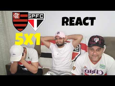 REACT FLAMENGO 5X1 SÃO PAULO - FOMOS HUMILHADOS | BRUNO HENRIQUE ACABOU COM O JOGO