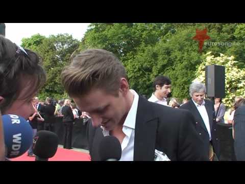 Interview Alexej Vorobjov Russia Eurovision 2011 on the red carpet in Düsseldorf