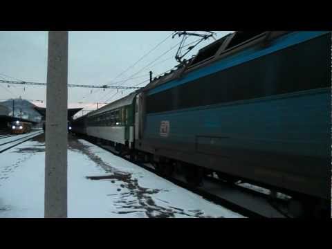 Odjezd vlaku Os 6829 (ČD 163.260) - Most, 13. 3. 2013