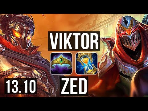 VIKTOR vs ZED (MID) | 1/0/5, 400+ games | KR Master | 13.10