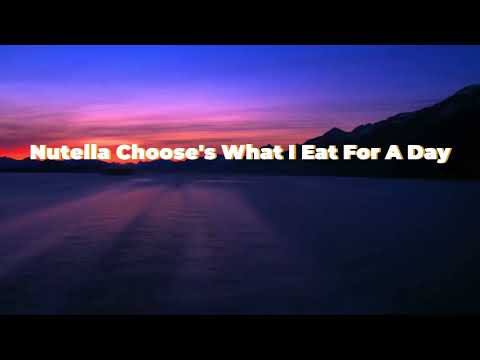 My Cat Choses What I Eat For A Day