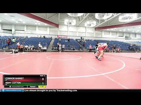 195 Lbs 1st Place Match - Connor Barket, IN Vs Remy Cotton, MI 9311