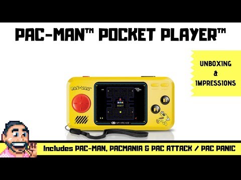 PAC-MAN | Pocket Player | My Arcade | PAC MAN PACMANIA PAC-PANIC / PAC ATTACK | Unboxing Impressions