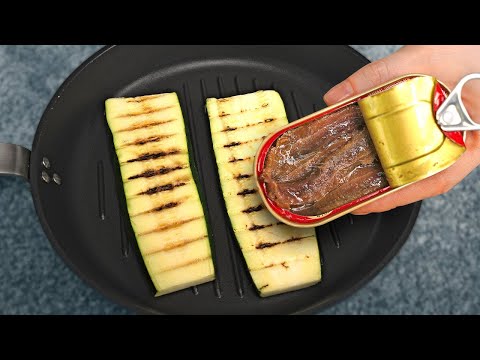 Zucchini is a forgotten treasure! Have you ever cooked zucchini with anchovies?