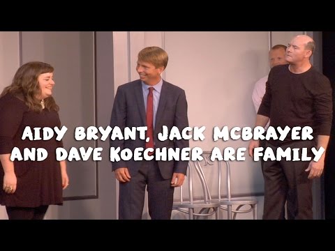 Aidy Bryant and Jack McBrayer are Dave Koechner's kids!