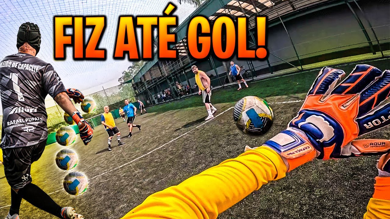 Defendi MUITO e ainda FIZ GOL na VISÃO DO GOLEIRO!
