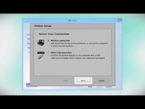 Connecting Your Printer to a Wireless Network Using a Temporary USB Connection