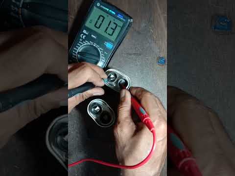 Microwave oven capacitor checking.
