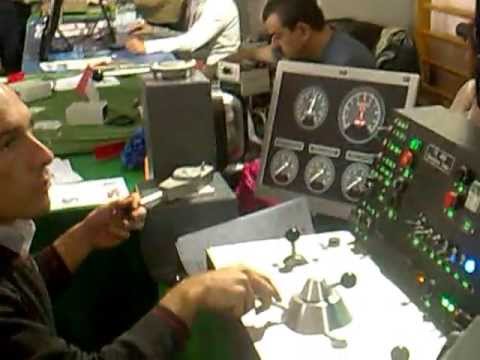 Banco di guida E656 607 alla mostra Happymodel - 1° evento