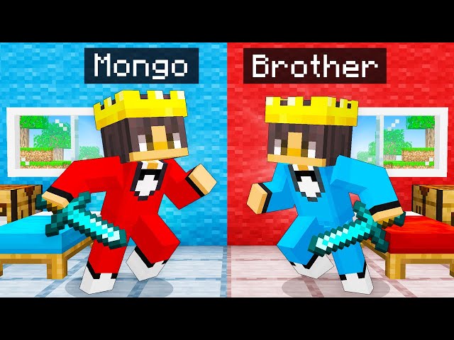 Playing Minecraft with my TWIN BROTHER!