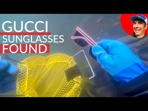 Found Samsung Phone & Gucci Glasses while River Treasure Hunting (Scuba Diving) Video