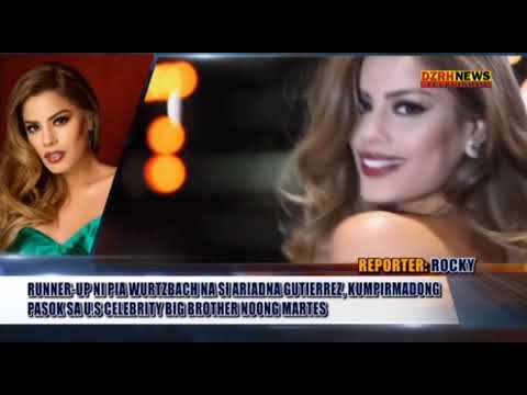 RUNNER-UP NI PIA WURTZBACH NA SI ARIADNA GUTIERREZ, PASOK SA U.S CELEBRITY BIG BROTHER NOONG MARTES