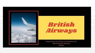Chill off your worries at Nashville with British Airways Flights