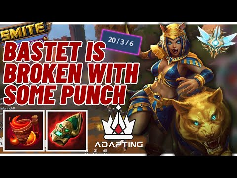 BASTET IS BROKEN WITH SOME PARTY PUNCH - GM Ranked Conquest Jungle Pro SPL