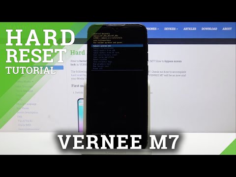 How to Remove Screen Lock on VERNEE M7 - Hard Reset via Recovery Mode | Delete Data