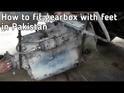 How to Fit gearbox with feet in Pakistan