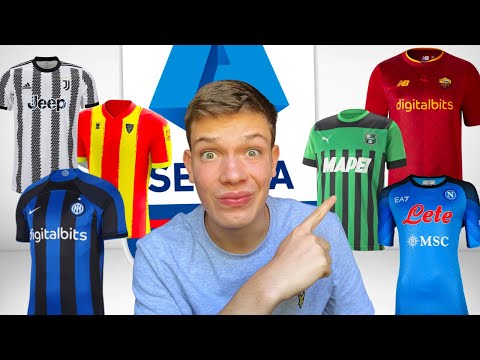 RANKING EVERY SERIE A 22/23 HOME KIT