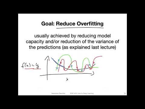 L10.0 Regularization Methods for Neural Networks -- Lecture Overview