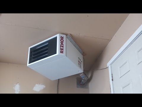 Garage Heater Installation reznor UDX 30'000 btu @kookrainian