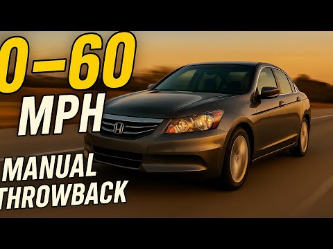 2010 Honda Accord 0–60 MPH | 5-Speed Manual