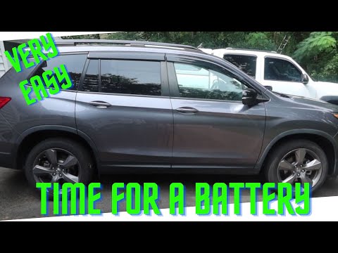 2019 Honda Passport battery change how to