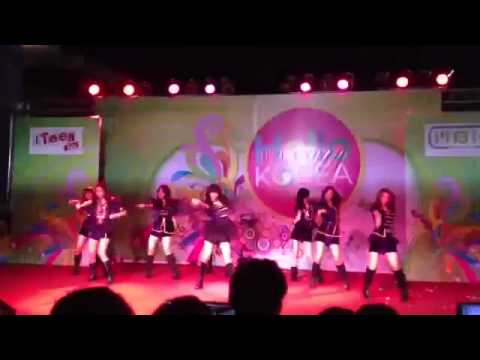 120428 SNSD cover dance "Since" -  Tell me your wish + The Boys @Hello Korea's stage [Comeback]