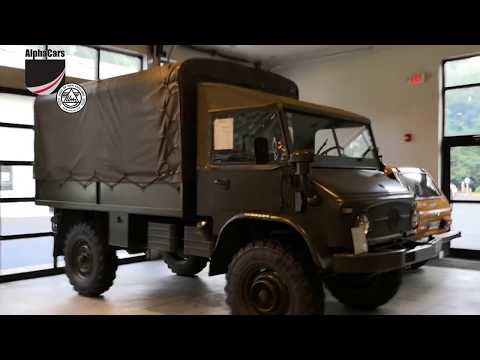 1969 Mercedes Benz Unimog 404 Swiss Army Troop Carrier, Undercarriage, AlphaCars & Ural of New Engla
