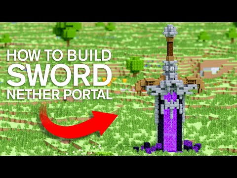 MoreTrixyBlox - Minecraft | How To Build A Sword Nether Portal
