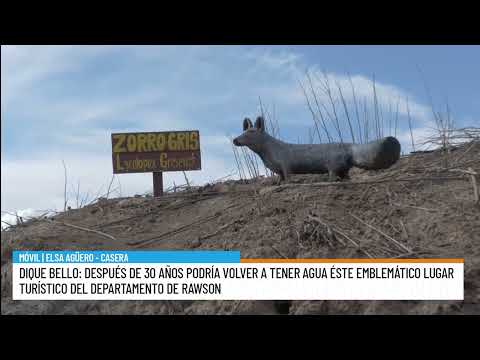 Elsa, una de las custodias del ex Dique Bello, una de las joyas del turismo rawsino