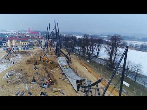 Hyperion Energylandia – Achterbahn Neuheit 2018 – Baustellen Update März 2018