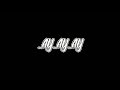 In My Head Black Screen Lyrics Status